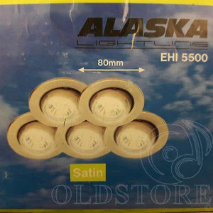 ►ALASKA LIGHTLINE EHI 5500◄ CONFEZIONE DA 5 FARETTI ALOGENI 5 X max 20WATT - Imagen 1 de 5