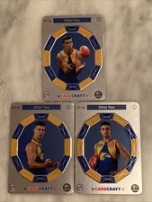 2023 AFL TEAMCOACH CARD CRAFT Elliott Yeo West Coast CC-34 CARDS #1 #2 & #3