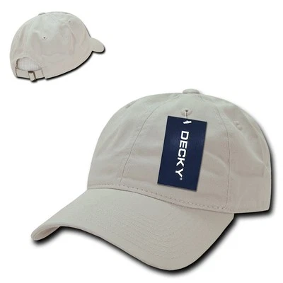 Stone Khaki 纯色水洗棉 Polo 风格棒球低皇冠球帽 — 第 1/3 张图片