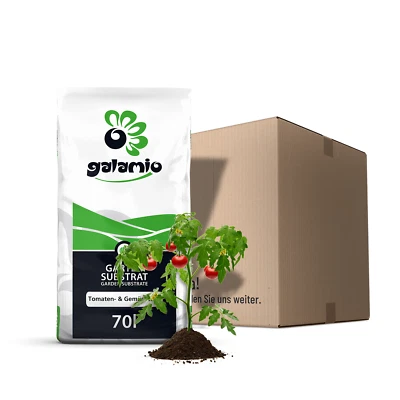 GALAMIO® Tomaten- & Gemüseerde Blumenerde Universalerde 70L + GUTSCHEIN