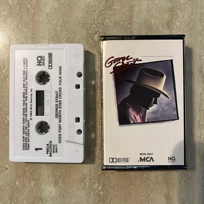 Cassette George Strait Does Fort Worth Ever Cross Your Mind 1984 MCA Tested - Image 1 of 2