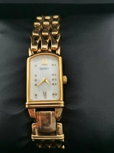 Vintage Seiko yellow Gold Plated Ladies Watch - Picture 1 of 12