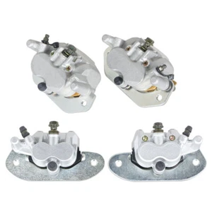 Front & Rear Brake Calipers w/Pads For 14-21 Yamaha Viking EPS Viking 700 YXM700 - Foto 1 di 10