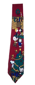 Corbata de Navidad Peanuts RARA DE COLECCIÓN, United Features Syndicate, Snoopy Charlie Brown - Imagen 1 de 12