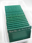 Wholesale Lot: 19 Green Box US Proof Sets 1994-98 (See List) Pristine Boxes/COAs