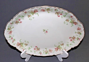 Hutschenreuther Selb Bavaria Maple Leaf Scalloped 14" Oval Serving Platter - Picture 1 of 6