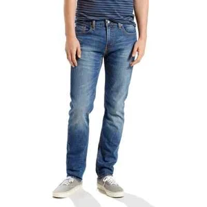New Nwt Levi's Mens 511 1327 Dark Wash Stretch Slim Fit Denim Jeans 34 X 32 - Picture 1 of 7