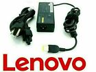 Genuine Lenovo Thinkpad Laptop Ac Charger Adapter 65w 20v 3.25a Square Slim Tip