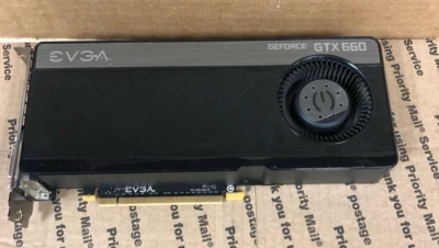 EVGA GeForce GTX 660 2GB GDDR5 PCIe 02G-P4-3069-KB Video Card (TESTED) - Image 1 of 4