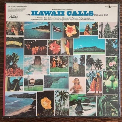 Vintage Hawaii Calls Delux Set 3 All time best selling Hawaii Album - Image 1 of 4