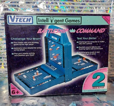 VTG VTech Electronic Talking 4-In-1 Battleships Command Board Game - Boxed - Image 1 of 4