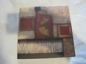 Set scrivania blocco appunti con matita ~ bordi dorati ~ erba e foglie Norm Olson ~ LBDY - Foto 1 di 4