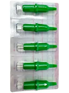 INKgrafiX® 5x Nadelmodule mit Kugelschreibermine GRÜN - SWORDSHIELD - Studio-DE - Picture 1 of 6
