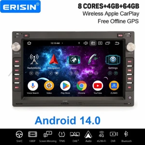 Android 14 autoradio GPS per VW Passat B5 Bora Golf 4 Jetta T4/T5 Polo Seat Navi - Foto 1 di 24