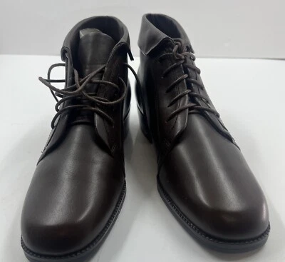 Botín deportivo Worthington de cuero marrón con cordones para mujer talla 7,5 Foto 1 de 4