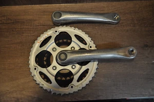 Mountain Road bike Crankset SR Suntour XR-120 Triple Crank set 175MM   48/38/28 - Picture 1 of 8
