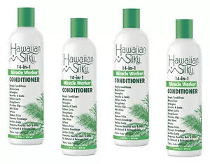 Hawaiian Silky 14-In-1 Miracle Worker Conditioner, 16 Fl. Oz. - Pack of 4 - Picture 1 of 4