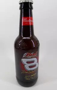 Dale Earnhardt Junior Budweiser Glass Bottle Oversized 2000 Winston Cup 14" Tall - Picture 1 of 8