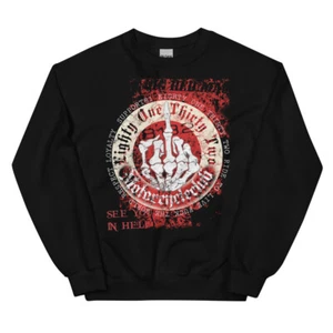 01 Hells Angels Suéter Soporte 81 Salpicaduras Big Red Machine 1037 - Imagen 1 de 9