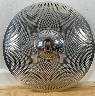 16" PRACTICE CRASH CYMBAL Perforated Low Volume Rehearsal Quite w/ AUDIO SAMPLE - Image 1 of 4