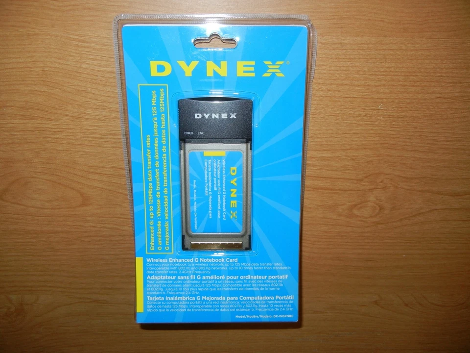 Dynex Wireless Enhanced G Notebook Card DX-WGPNBC - Image 1 of 1