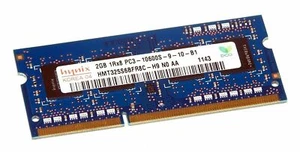 HYNIX 2GB 1Rx8 PC3-10600S 1333MHz Memory RAM for HP Laptop SODIMM HMT325S6BFR8C - Picture 1 of 1