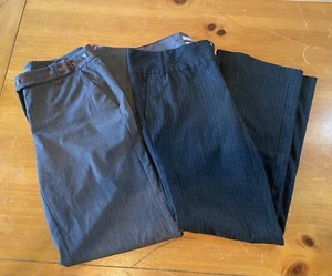 Woman’s wide leg trouser Hilliard & Hanson/ Old Navy size 8 stretch business - Picture 1 of 11