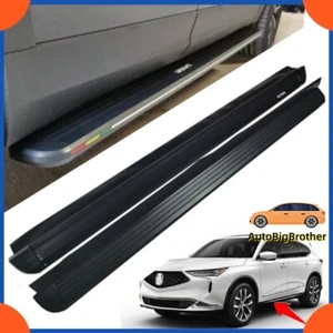 Fits For Acura MDX 2022-2024 Fixed Running Boards Side Steps Pedals Nerf Bar - Picture 1 of 6