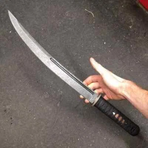 CUSTOM HANDMADE D2 TOOL STEEL HUNTING SWORD COMBAT SWORD KATAN SWORD - Picture 1 of 1