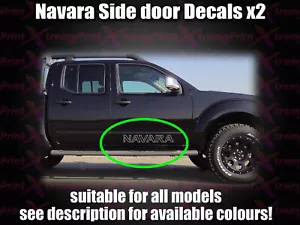 Adesivi decalcomanie laterali Navara, np300, d40, cabina king doppia riga grafica - Foto 1 di 7