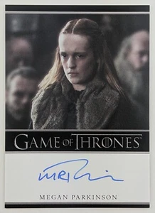 Rittenhouse Game of Thrones Inflexions Bordered Autogramme Megan Parkinson AUTO - Bild 1 von 2