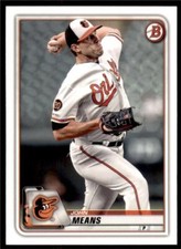 2020 Bowman Base #34 John Means - Baltimore Orioles