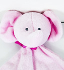 Precious Firsts Carters Pink Elephant Rattle Plush Flat Pink Lovey