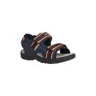 Geox J Strada wasserfreundliche Sandalen für Jungen in Marineblau mit Orange (neue Saison)