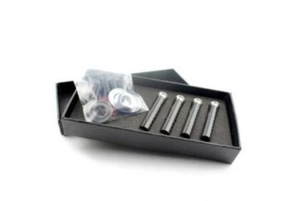  Carbon Fiber Interior Dash Door Lock Knob Pins For Auto Car Truck Universal4Pcs - Imagem 1 de 4