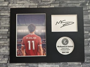Mohamed Salah - Signed Autograph Display Print - 8x6 Inches - Liverpool - Picture 1 of 4