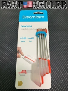 Levoons 4 Piece Stainless Steel / Polypropylene Scrape Measuring Spoon Set *NEW* - Picture 1 of 10