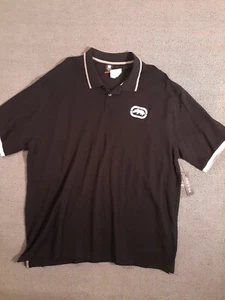 Polo ECKO UNLTD Herren SHIRT GRÖSSE 5XB neu mit Etikett SCHWARZ MIT GRAU & WEISSEM BESATZ POLO - Bild 1 von 10