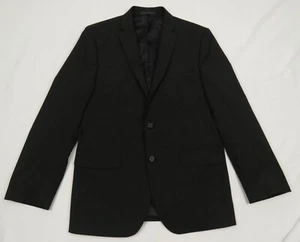 Lauren Ralph Lauren Black Boys Youth 2 Button Blazer Sport Coat Jacket 18 R - Picture 1 of 8
