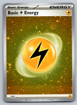 Basic Lightning Energy (Cosmos Holo) 004 Sv01: Scarlet & Violet Base Set Holo - Image 1 of 2