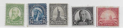 US Scott 694-698, Mint, NG, NH, F/VF - Image 1 of 2