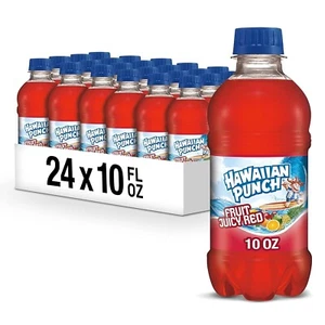 Hawaiian Punch Frucht saftige rote Früchte 10 flüssige Unzen Flaschen 24 Stück (4 Packungen à 6) - Bild 1 von 6