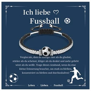 Jungen Fussball ArmbandKind er Fussball Geschenke Jungen Armbänder für meinen... - Bild 1 von 6