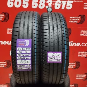 2x 215 65 R17 99V Bridgestone Turanza T005 5.9/5.3 mm Ref.9180 - Imagen 1 de 8