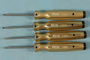 GDS Racing Cabeza de Bola de Alta Calidad Llave Hexagonal 1.5-3.0 mm para BARCO COCHE MODELO RC - Imagen 1 de 5