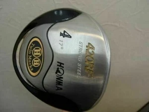 GOLF CLUBS FAIRWAY WOOD HONMA TWIN MARKS 420RF 2-STAR #4 4W LOFT-17 R-FLEX BERES - Picture 1 of 4