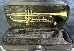 VINTAGE MARTIN IMPERIAL Bb TRUMPET; ML Bore NEWLY RESTORED LACQUER; MFD. 1934 - Picture 1 of 18