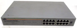 ATI CENTRECOM FH716, 10 BASE-T/100 BASE-TX 16 PORT ETHERNET HUB, 100-240 VAC - Picture 1 of 7