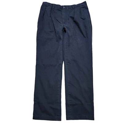 Chinos Polo Ralph Lauren Plisados Delanteros 35x32 Hombres Diario Preppy Algodón Mínimo Foto 1 de 4