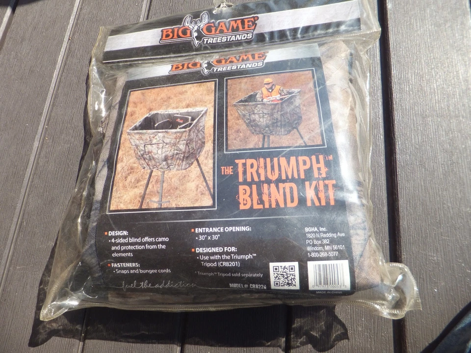 One Big Game Tree Stand Triumph Camo Blind Kit CR8226 for CR8201 - 4 Sided Cover - Image 1 of 4